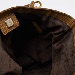 Givenchy Beige Monogram Canvas and Leather Hobo