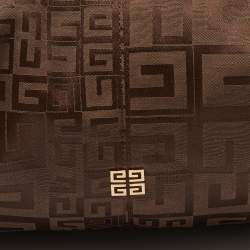 Givenchy Brown Monogram Canvas and Leather Hobo