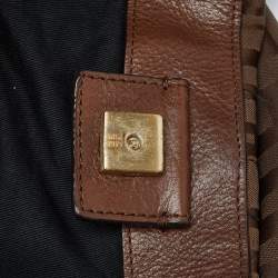 Givenchy Brown Monogram Canvas and Leather Hobo