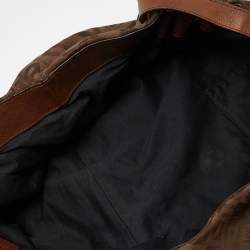 Givenchy Brown Monogram Canvas and Leather Hobo