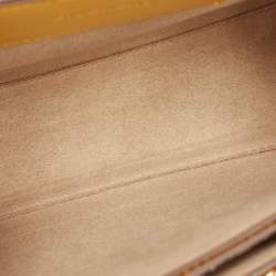 Givenchy Mustard Quilted Leather Small GV3 Shoulder Bag
