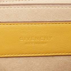 Givenchy Mustard Quilted Leather Small GV3 Shoulder Bag