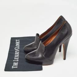 Pre Owned Givenchy Black Leather Pumps Size 37