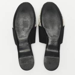 Givenchy Multicolor Python Embossed Leather Bedford Mules Size 37
