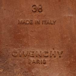 Givenchy Black Leather and Fabric Bedford Mules Size 38
