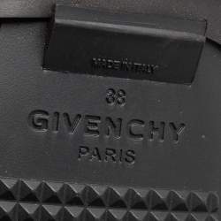 Givenchy Black Rubber Pluie Chain Rain Boots Size 38
