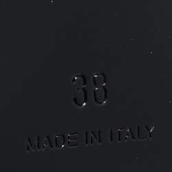 Pre Owned حذاء بوت للركبة جيفنشي جلد أخضر بقفل وكعب روكي مقاس 40