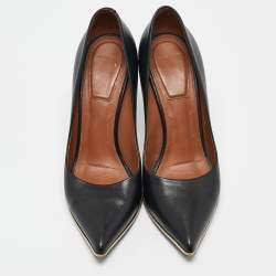 Givenchy Black Leather Lia Pumps Size 38