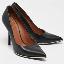 Givenchy Black Leather Lia Pumps Size 38