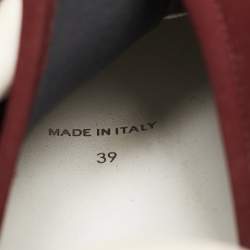 مملوكة مسبقًا Givenchy Multicolor Neoprene and Leather Elastic Strap Active Sneakers Size 39