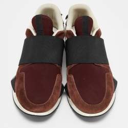 ممل وكة مسبقًا Givenchy Multicolor Neoprene and Leather Elastic Strap Active Sneakers Size 39