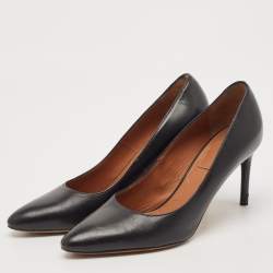 Givenchy Black Leather Pointed Toe Pumps Size 36