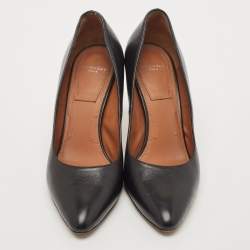 Givenchy Black Leather Pointed Toe Pumps Size 36
