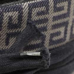 Givenchy Blue Canvas Logo High Top Sneakers Size 40
