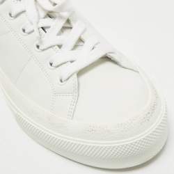 Givenchy White/Pink Leather Low Top Sneakers Size 40