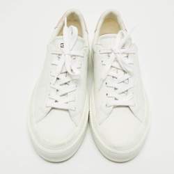 Givenchy White/Pink Leather Low Top Sneakers Size 40