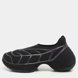 Givenchy Black Knit Fabric TK-360 Sneakers Size 37