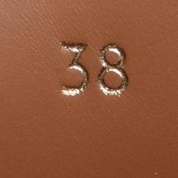 Pre Owned Givenchy White/Black Leather Urban Street Logo Slip On Sneakers Size 38