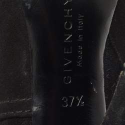مملوكة مسبقًا Givenchy Black Suede Ankle Length Boots Size 37.5