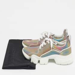 Pre Owned Givenchy Multicolor Polyurethane Jaw Low Top Sneakers Size 39