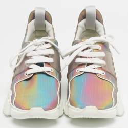 Pre Owned Givenchy Multicolor Polyurethane Jaw Low Top Sneakers Size 39