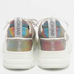 Pre Owned Givenchy Multicolor Polyurethane Jaw Low Top Sneakers Size 39