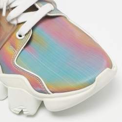 Pre Owned Givenchy Multicolor Polyurethane Jaw Low Top Sneakers Size 39