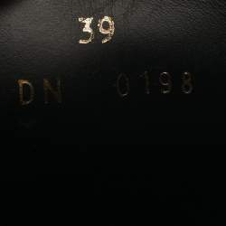 Pre Owned Givenchy Black Leather Urban Street Low Top Sneakers Size 39