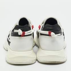 Pre Owned Givenchy White Leather and Suede Spectre Lace Up Sneakers Size 39