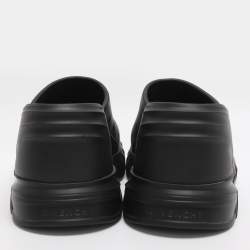 Pre Owned Givenchy Black Rubber Marshmallow Platform Mules 40