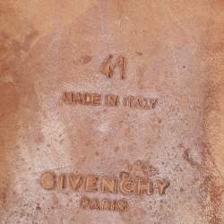 مملوكة مسبقًا حذاء فلات جيفنشي بيدفورد مطاط وجلد أسود مقاس 41