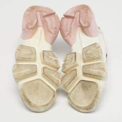 مملوكة مسبقًا Givenchy Jaw Size 38 Tricolor Leather and Suede Low Top Sneakers