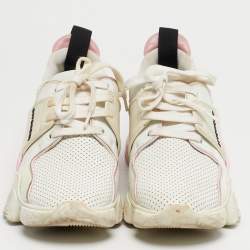 مملوكة مسبقًا Givenchy Jaw Size 38 Tricolor Leather and Suede Low Top Sneakers