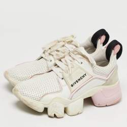مملوكة مسبقًا Givenchy Jaw Size 38 Tricolor Leather and Suede Low Top Sneakers