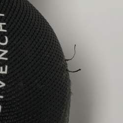 Pre Owned Givenchy TK-360 Size 37 Black Knit Fabric Low Top Sneakers