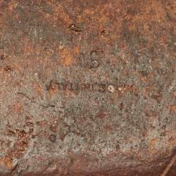 Pre Owned صندل جيفنشي مقدمة مفتوحة نعل سميك سيور كاحل أسنان قرش جلد أسود مقاس 38