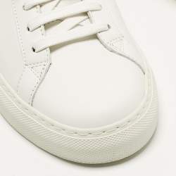 مملوكة مسبقًا Givenchy Urban Street Size 38.5 White Rubber Lace Up Sneakers