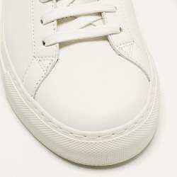 مملوكة مسبقًا Givenchy Urban Street Size 38.5 White Rubber Lace Up Sneakers