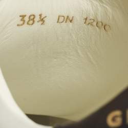 مملوكة مسبقًا Givenchy Urban Street Size 38.5 White Rubber Lace Up Sneakers