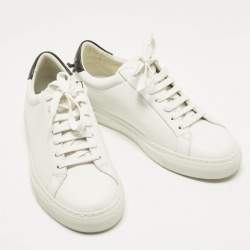 مملوكة مسبقًا Givenchy Urban Street Size 38.5 White Rubber Lace Up Sneakers