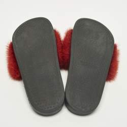 مملوكة مسبقًا صندل فلايد سلايد جيفنشي فرو منك أسود مقاس 38