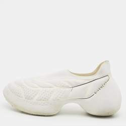 مملوكة مسبقًا Givenchy TK-360 Size 37 White Knit Fabric Low Top Sneakers