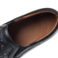 Pre Owned حذاء رياضي جيفنشي سليب أون سكيت جلد أسود مورد مقاس 40