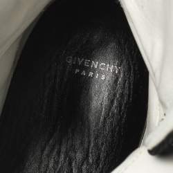 Pre Owned حذاء رياضي جيفنشي مرتفع من أعلى Tyson دانتيل زهور وجلد سوداء مقاس 39