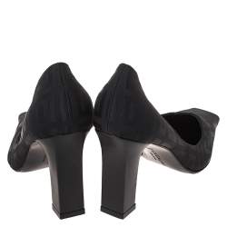 Givenchy Black Monogram Canvas Pumps Size 36.5