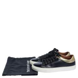 Givenchy Black Leather Low Top Sneakers Size 37