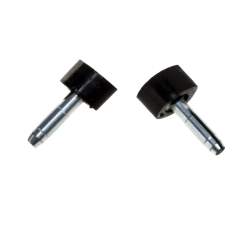 Pre Owned حذاء بوت كاحل جيفنشى كعب مرتفع قفل شارك جلد أسود مقاس 36