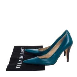 Givenchy Blue Leather Pointed Toe Pumps Size 36