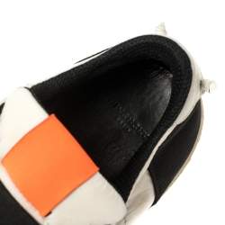 Givenchy Black/White Leather and Mesh Active Runner Slip On Sneakers Size 43