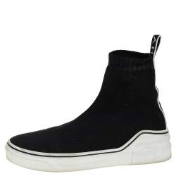 Pre Owned حذاء رياضي جيفنشي جورب جورج في ميد قماش تريكو أسود مقاس 38